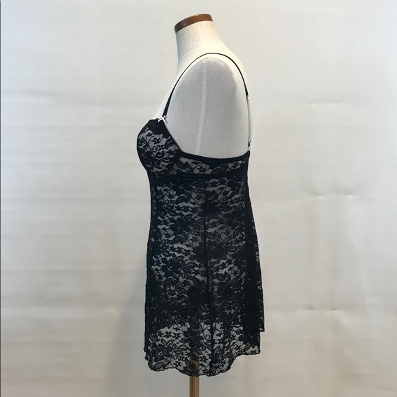 APT.9 Women’s Lace Babydoll Black/Pink 1 pcs only - Picture 4 of 8